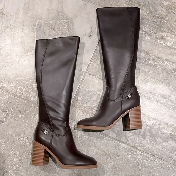 Giani Bernini Odettee Memory Foam Knee High Riding Boots, Size